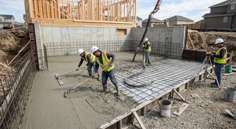 Basement Concrete Installation in Fort Wayne, IN