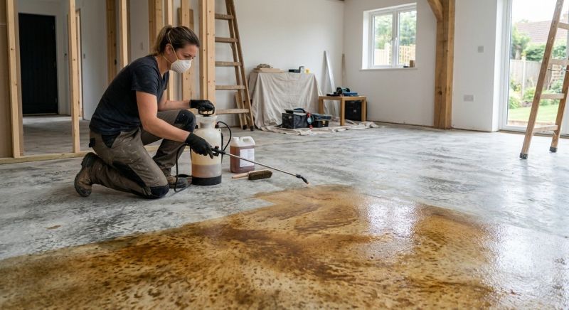 Cement Staining in Corpus Christi, TX