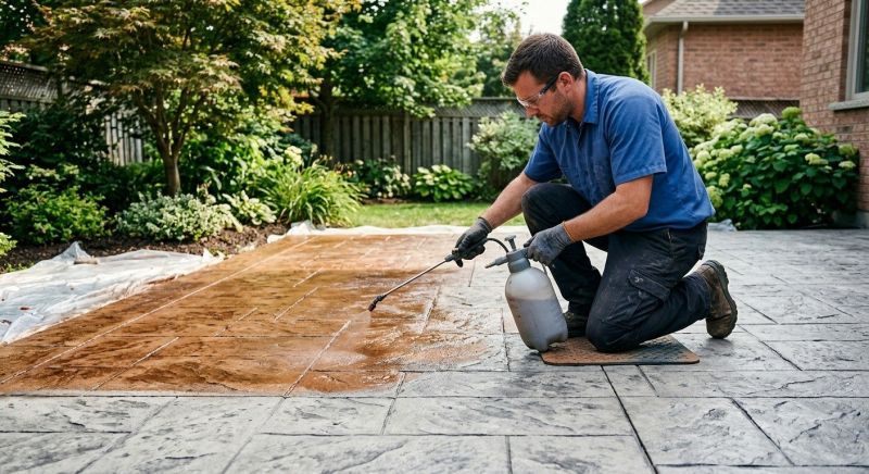 Cement Staining in Fort Worth, TX