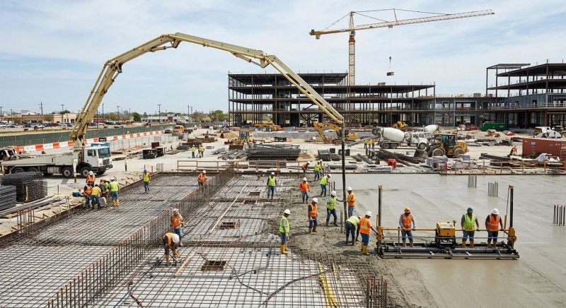 Commercial Slab Construction in Rockville, MD