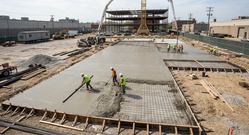 Commercial Slab Installation in Columbus, OH
