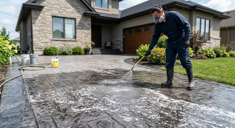 Concrete Acid Washing in Dallas, TX