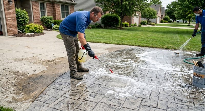 Concrete Acid Washing in Fort Worth, TX