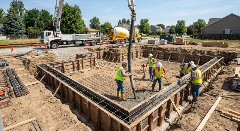 Concrete Foundation Pouring in Greenville, SC