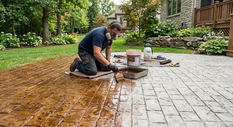 Concrete Patio Finishing in Frisco, TX