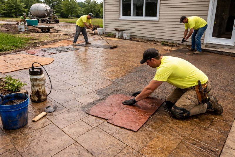 Concrete Patio Finishing in Dallas, TX