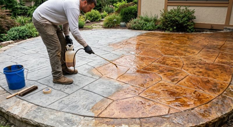 Concrete Staining Service in Dallas, TX