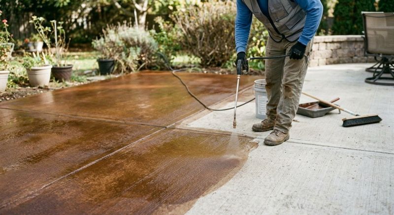 Concrete Tinting in Dallas, TX