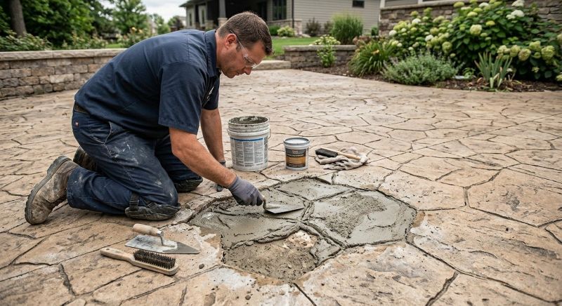 Decorative Concrete Repair in Marietta, GA
