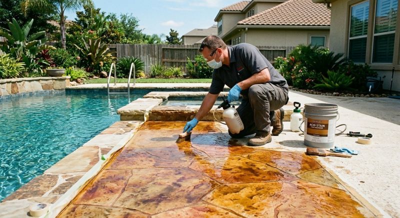 Driveway Acid Washing in Dallas, TX