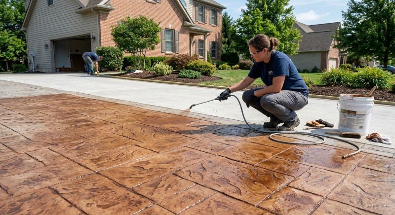 Driveway Refinishing in Dallas, TX