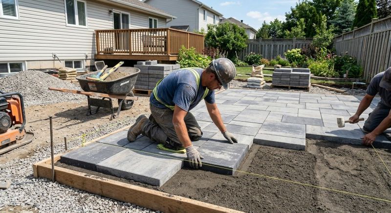 Garden Pavers Installation in Boston, MA