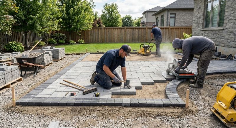 Patio Pavers Construction in Boston, MA