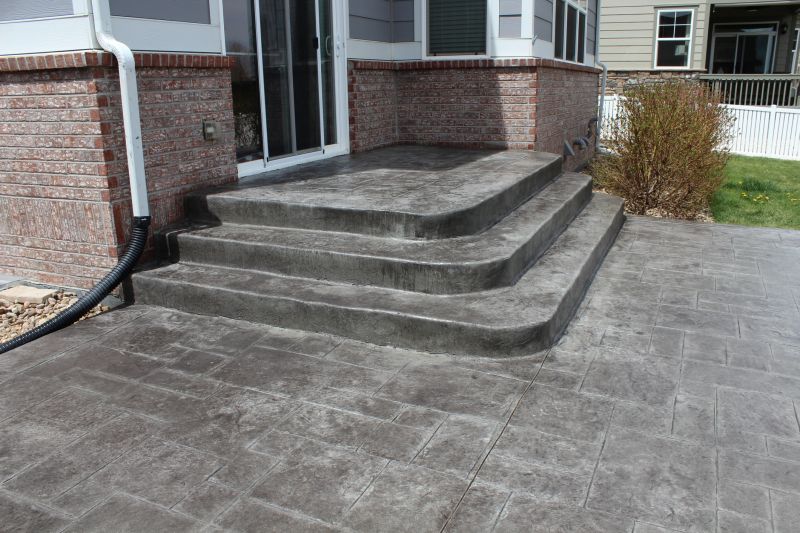 Stamped Concrete Installation in Frisco, TX