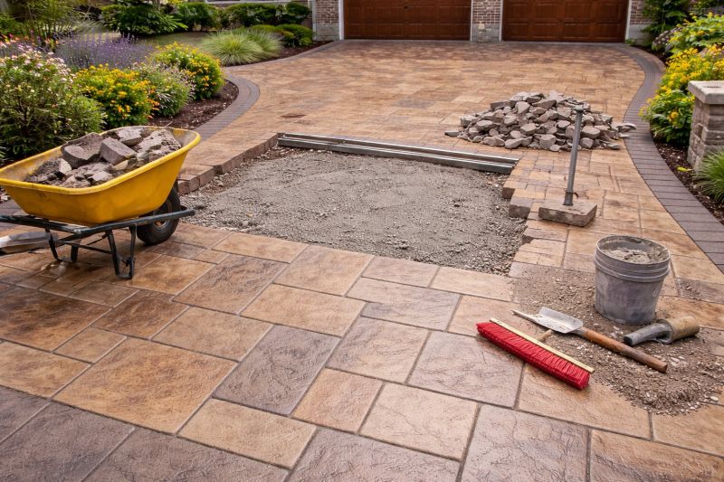 Stamped Concrete Replacement in Fort Worth, TX