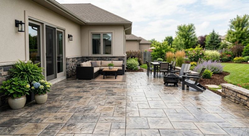 Stamped Concrete Resurfacing in Fort Worth, TX