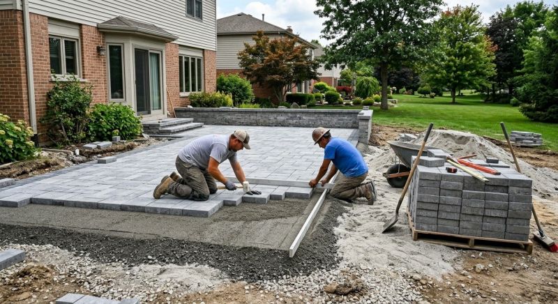 Paver Patio Construction in Fairfield County, CT