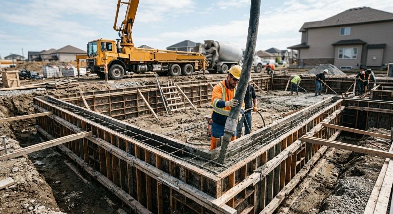 Poured Foundation Installation in Fort Worth, TX